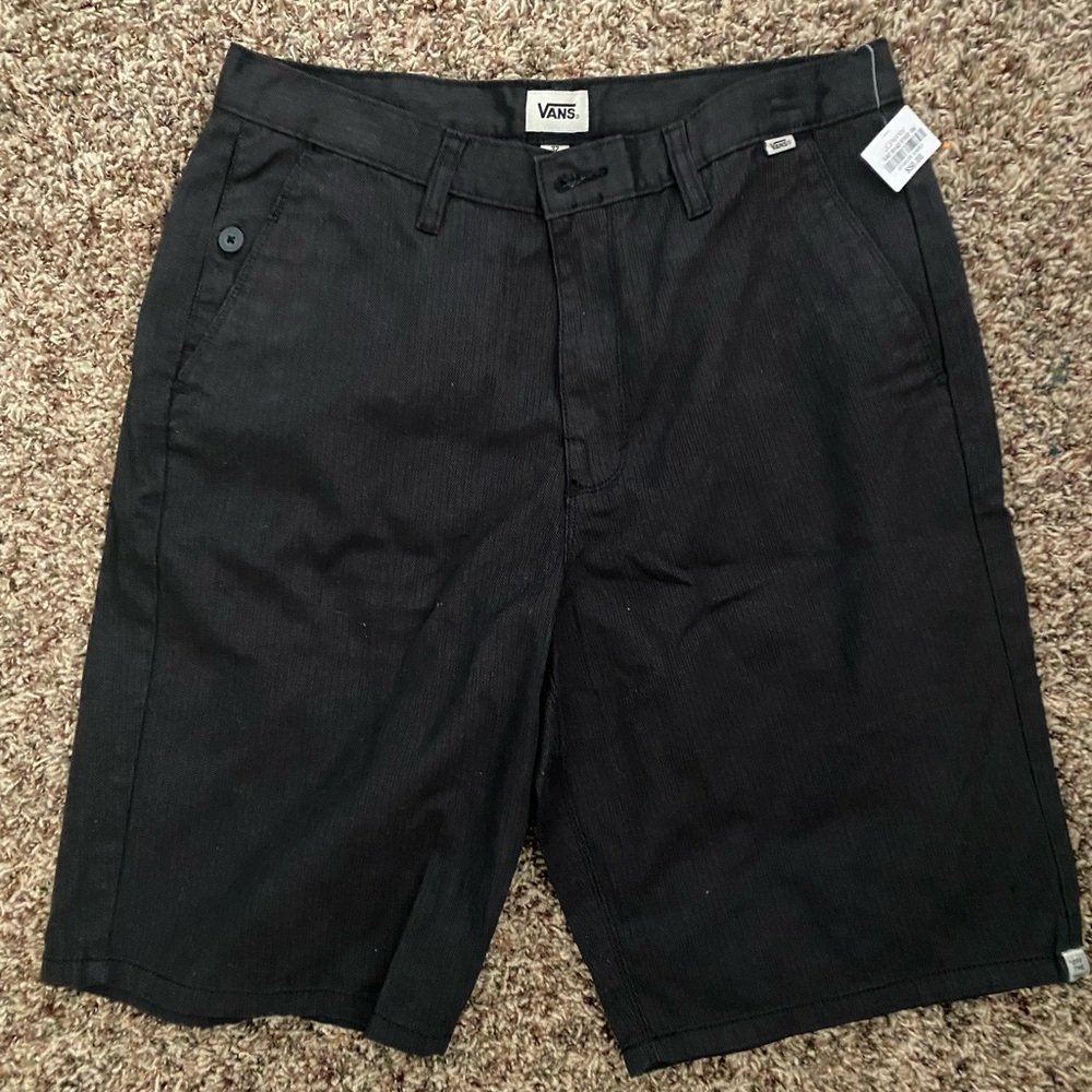 Vans Men's Authentic Studler Black Shorts Size 32